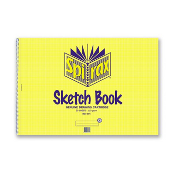 Spirax No. 574 Sketch Book 20 Page